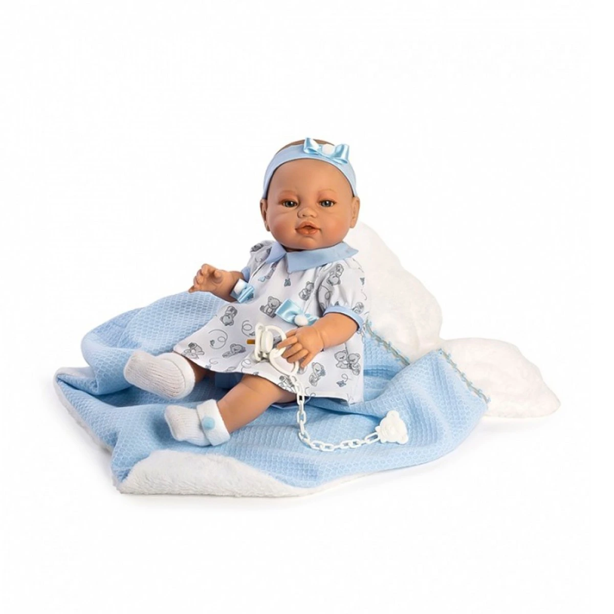 BERBESA S.L. BABY DOLL WITH BLANKET (SPAIN) 51191 (42 CM)