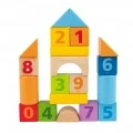 HAPE WOODEN SET OF BLOCKS COUNT N BUILD BLOCK SET 8388