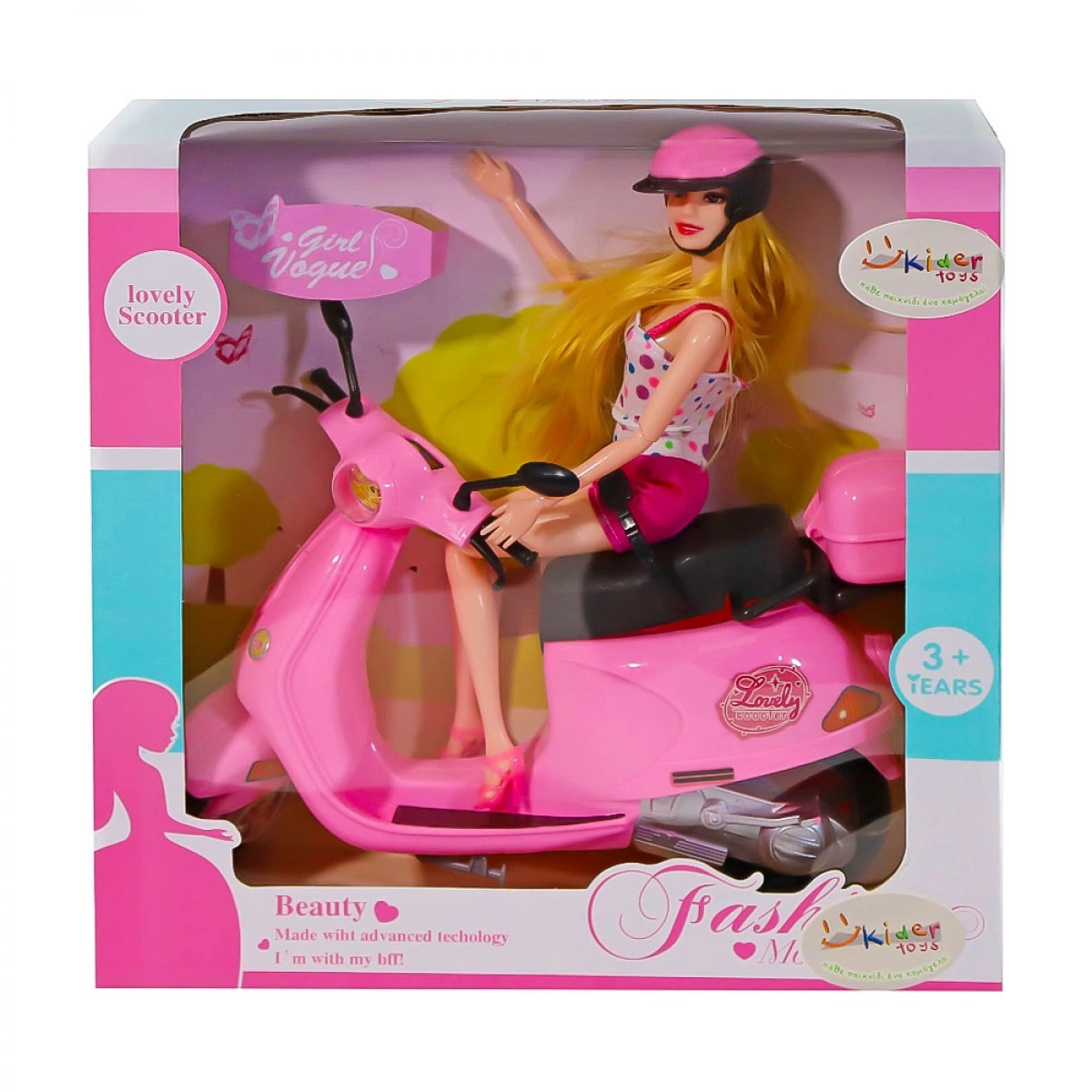 KIDER TOYS ΚΟΥΚΛΑ ΜΕ VESPA 925-25