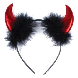 MASKARATA ΣΤΕΚΑ ΔΙΑΒΟΛΟΥ HALLOWEEN ΚΟΚΚΙΝΗ ΑΞ002037