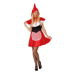 MORTINO ADULT RED RIDING HOOD SUIT 6066 (SMALL)