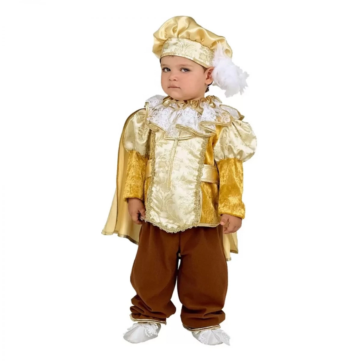 MORTINO CARNIVAL COSTUME GOLD KING 2076-1