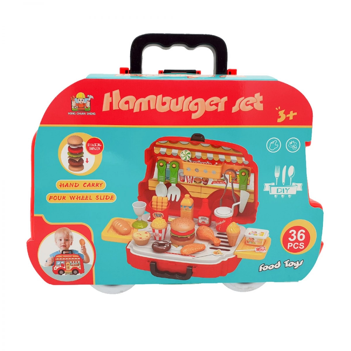 OEM BBQ HAMBURGET SET 689-27