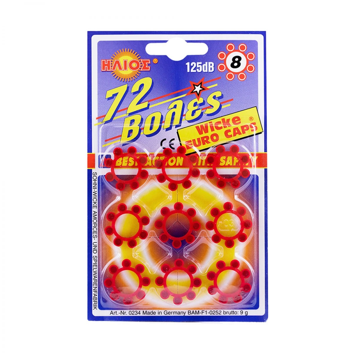 OEM ΚΑΨΟΥΛΙ 8ΣΦΑΙΡΟ 72 ΒΟΛΩΝ 0234-144