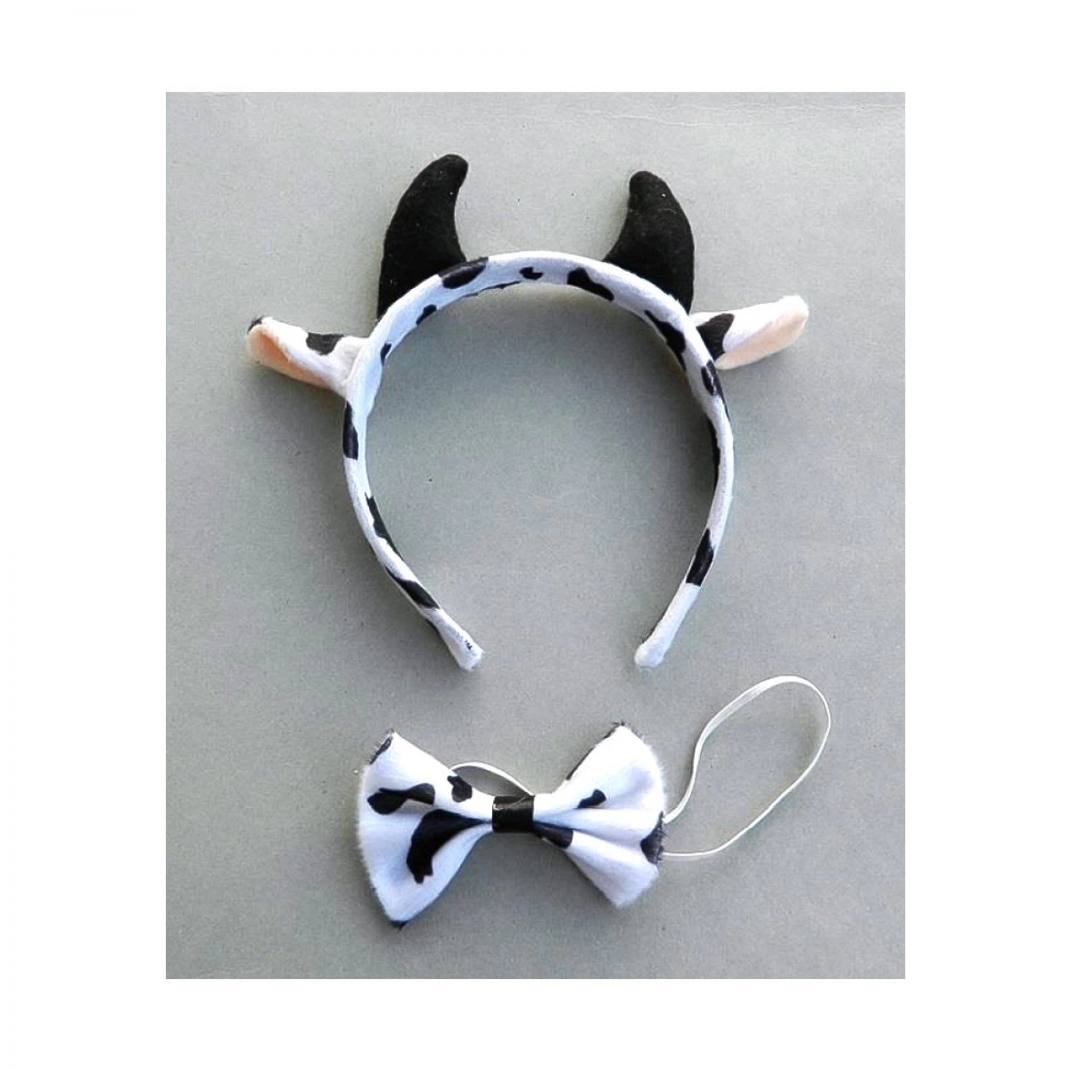 OEM CARNIVAL HAIRBAND COW WITH PAPION KK13280