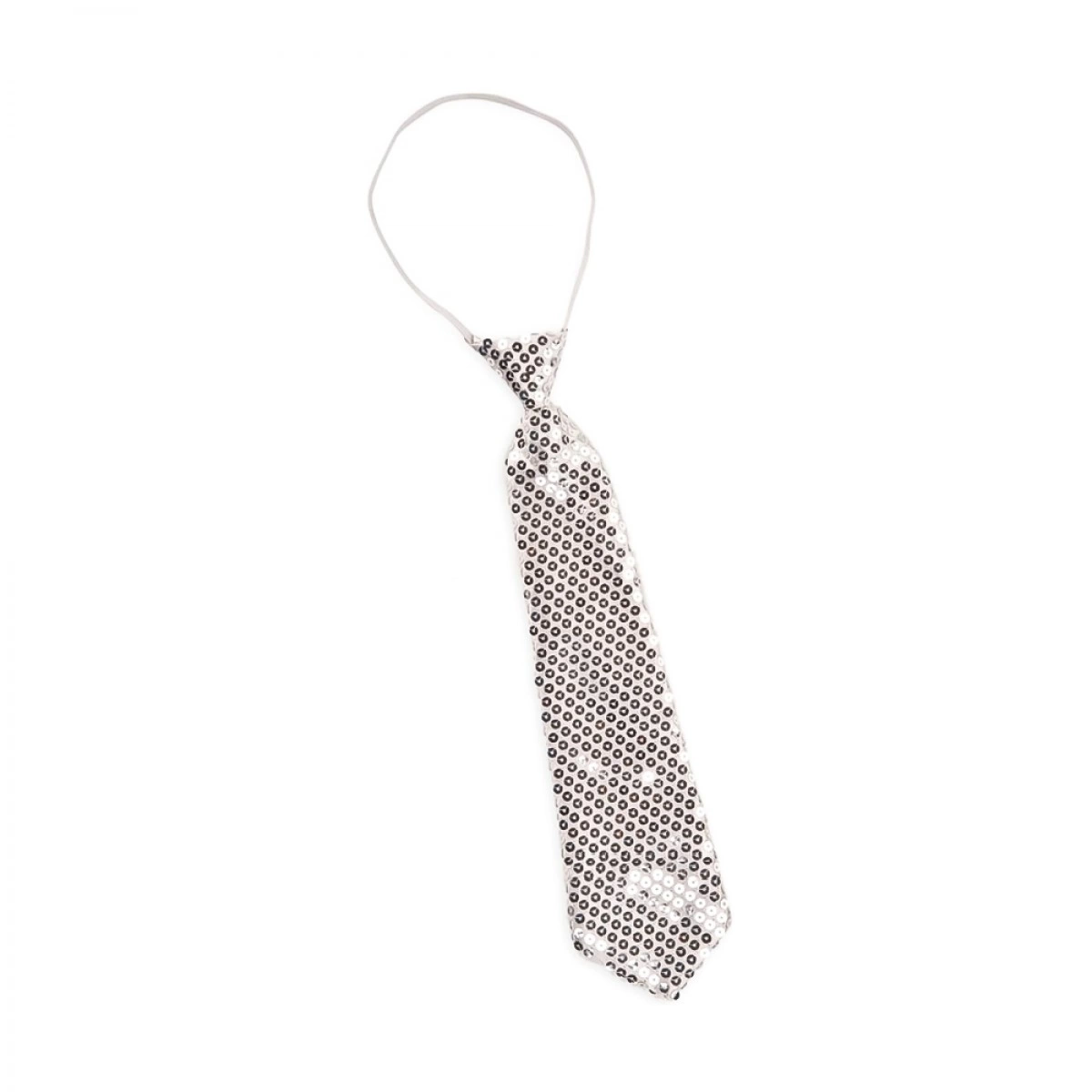 OEM CARNIVAL SILVER TIE SEQUINS ΙΤ03146