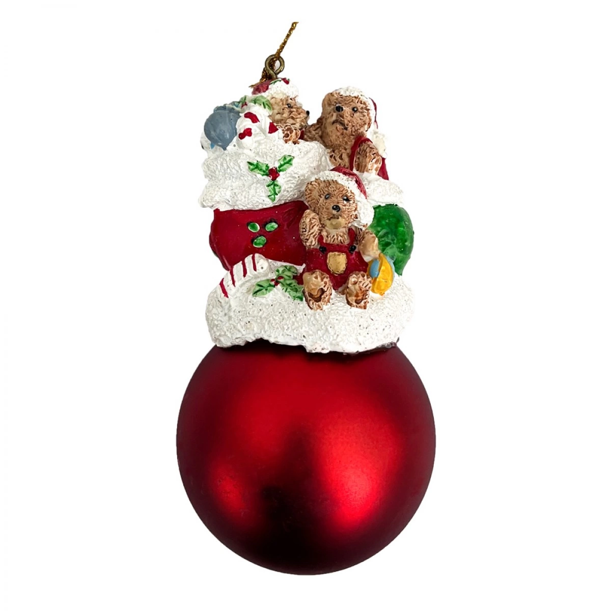 OEM CHRISTMAS BALLS SET OF 6 PIECES OF 10 CM (PRICE OF SIX) 14536-1