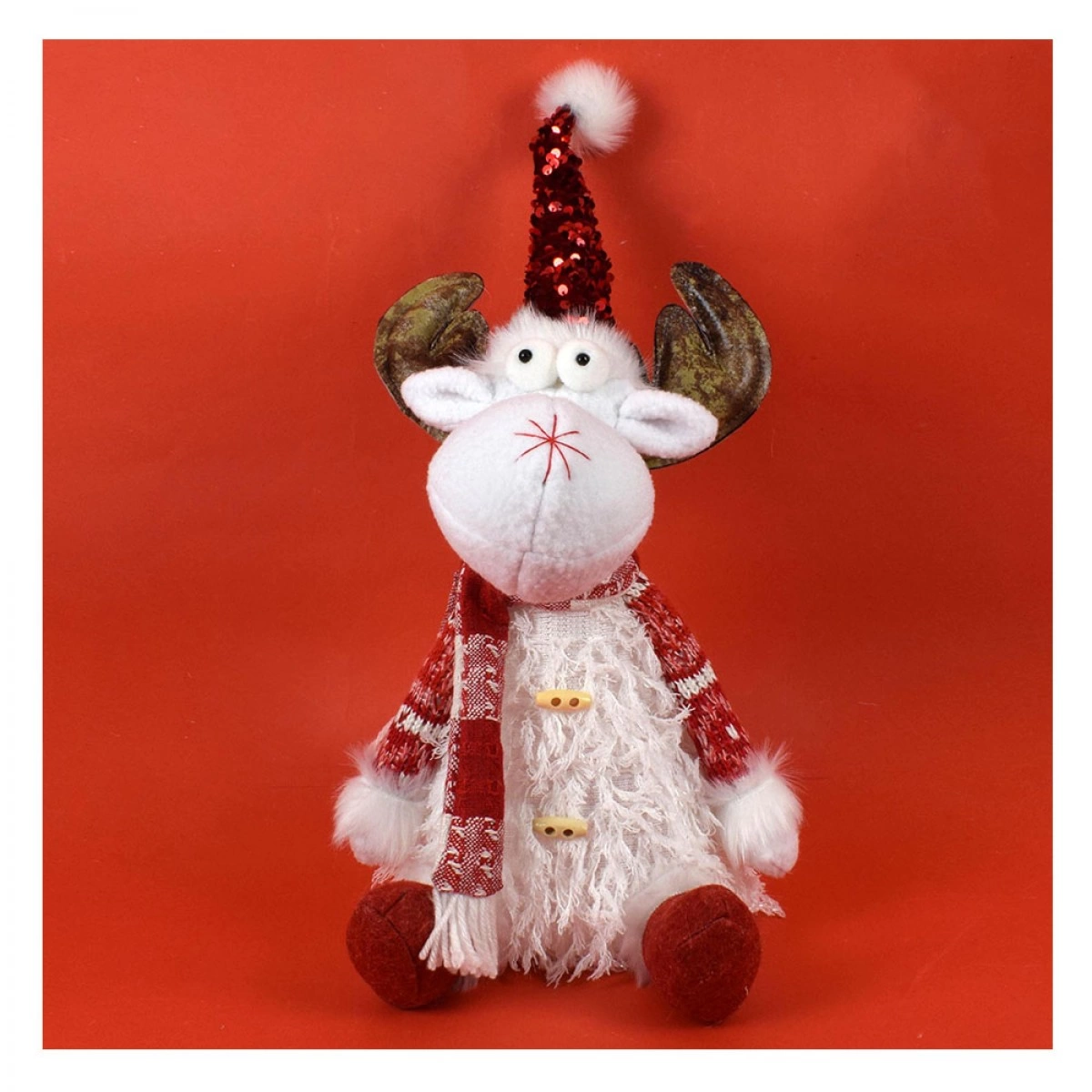 OEM CHRISTMAS STUFFED DOLL WITH LIGHT 4630 (3 CHOICES)