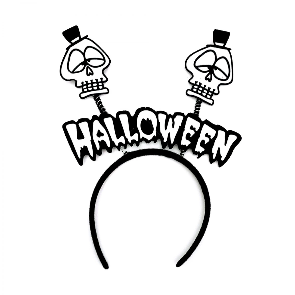 OEM HALLOWEEN HEADBAND WITH SKELETONS 74559
