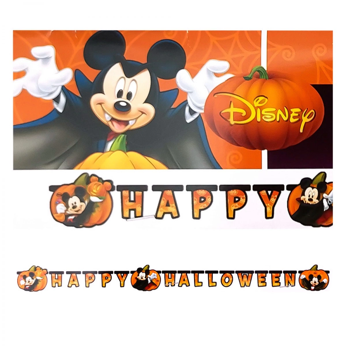OEM HALLOWEEN PAPER GARLAND MICKEY (1,95 M) 84262