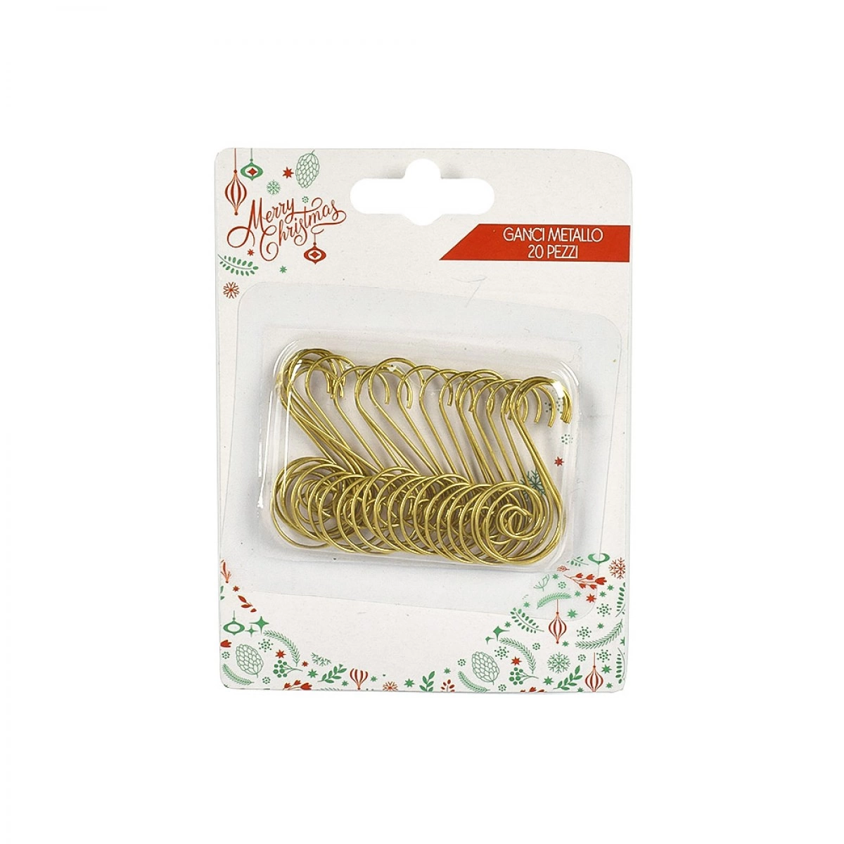 OEM METAL HOOK CHRISTMAS 20 PIECES 3410