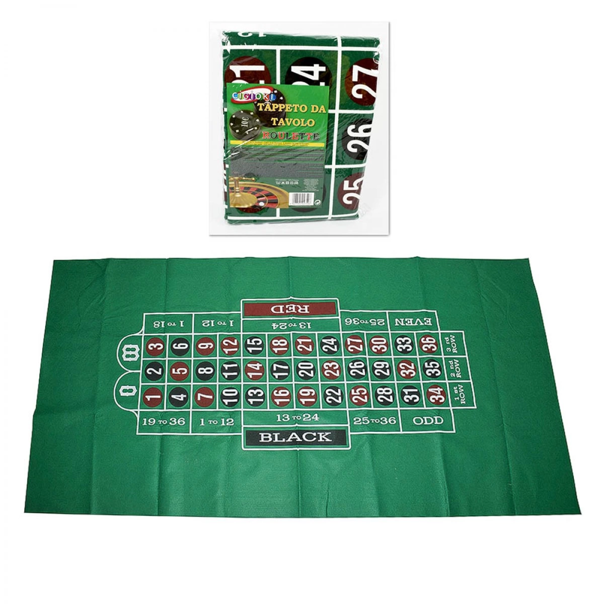 OEM ROULETTE TABLE COVER (90Χ180 CM) 4759