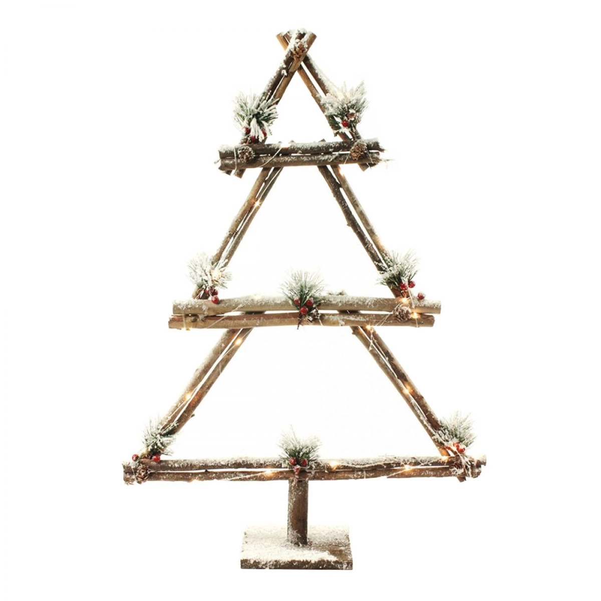 OEM ΧΡΙΣΤΟΥΓΕΝΝΙΑΤΙΚΟ ΞΥΛΙΝΟ ΔΕΝΤΡΟ ΜΕ ΦΩΣ 30LED 04.HCM17063-72