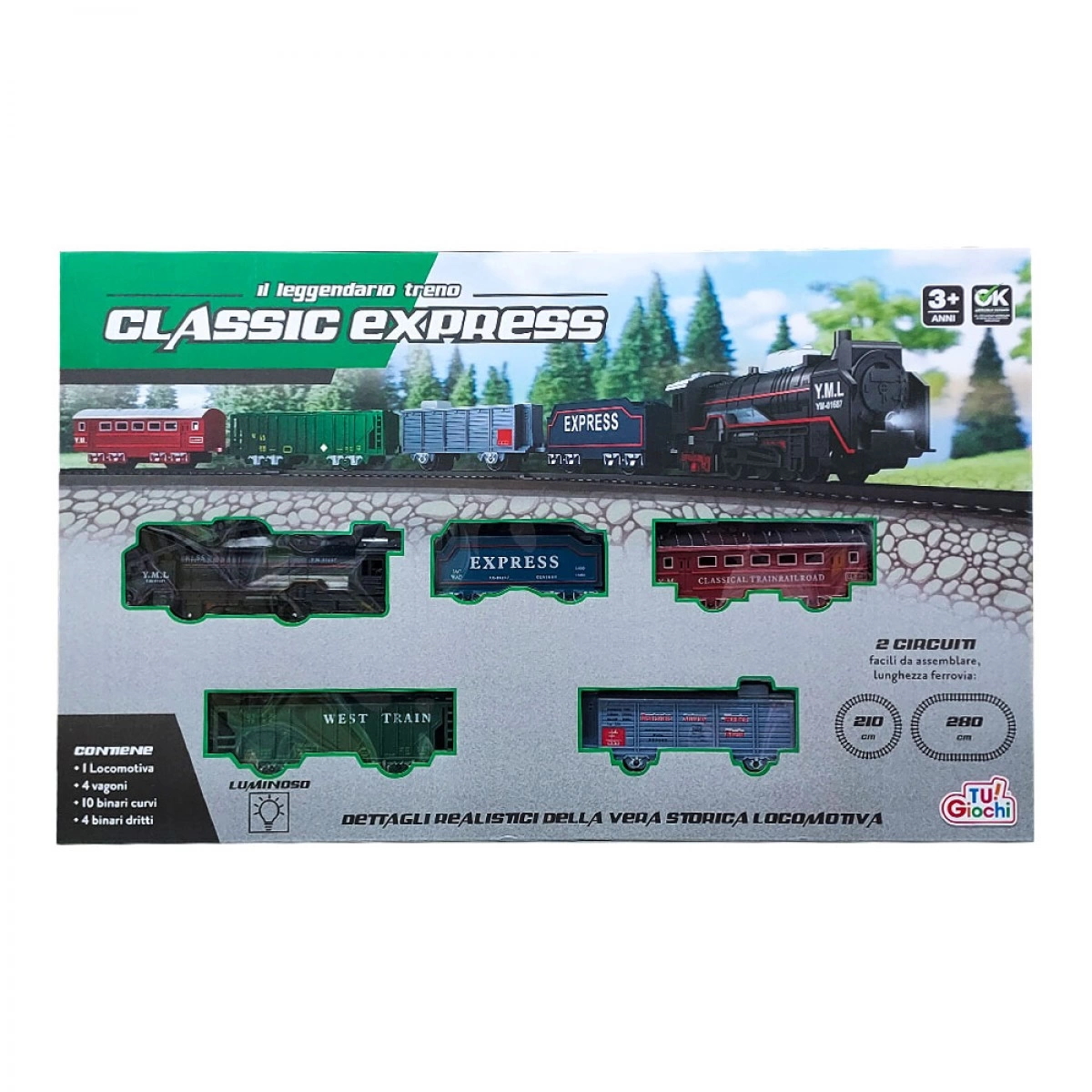 TU GIOCHI! ΤΡΕΝΟ ΜΠΑΤΑΡΙΑΣ (280 ΕΚΑΤΟΣΤΑ) 101913