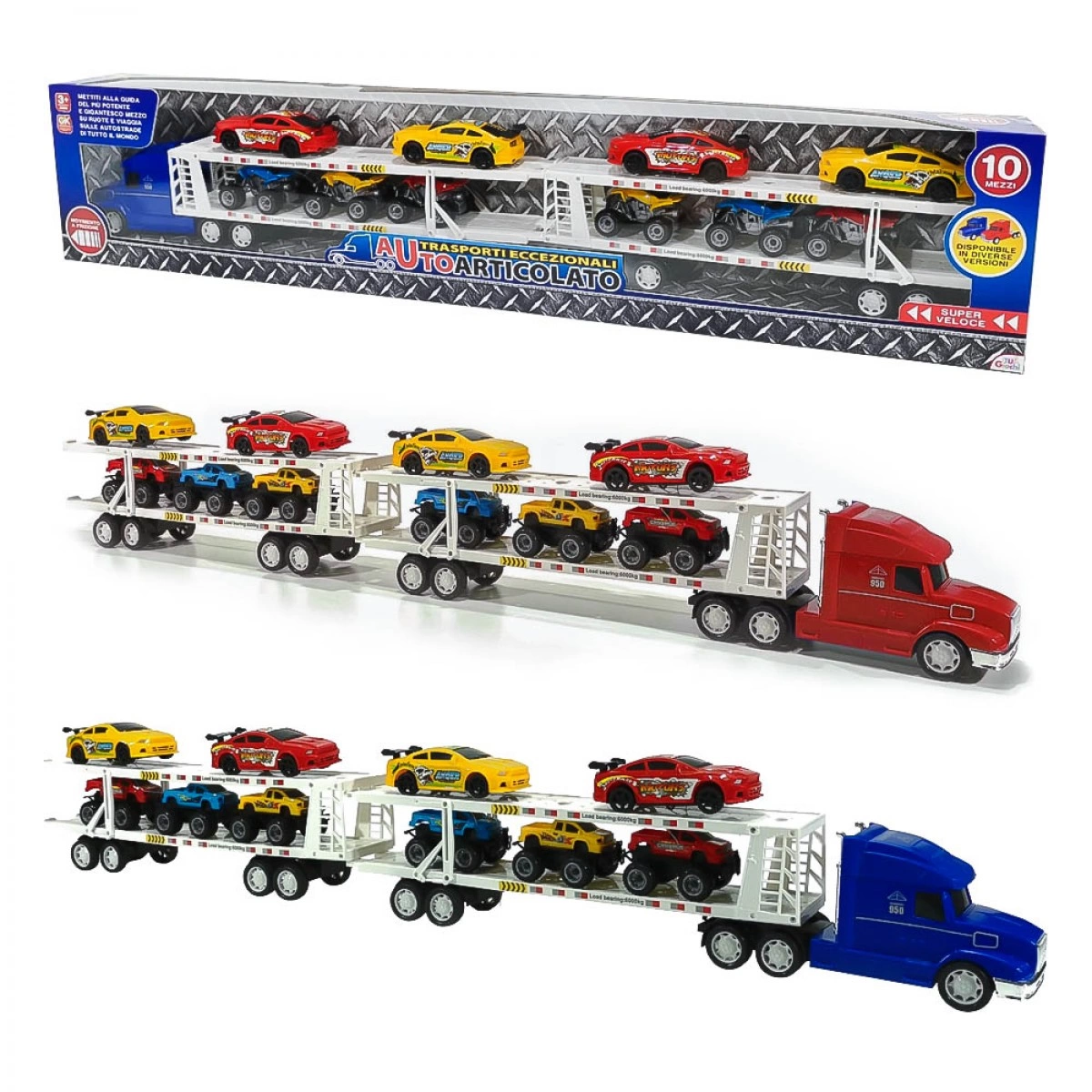 TU GIOCHI! ΜΕΓΑΛΗ ΝΤΑΛΙΚΑ ΜΕ 10 ΑΥΤΟΚΙΝΗΤΑΚΙΑ 101347