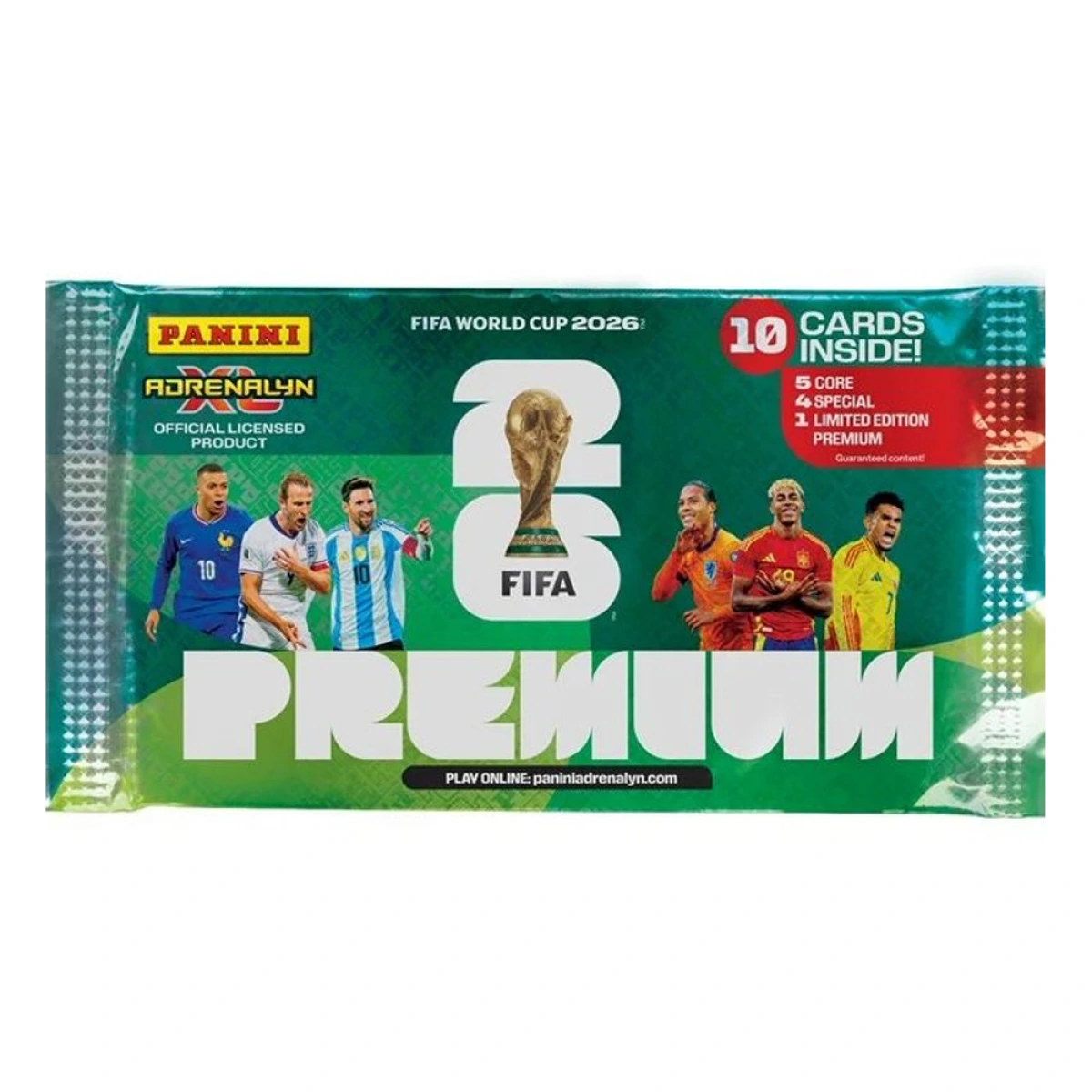 PANINI ANDRENALYN XL:FIFA WORLD CUP 2026 PREMIUM CARDS DISPLAY PACK PA.KA.WC.326