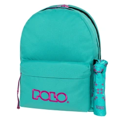 POLO ΣΑΚΙΔΙΟ ORIGINAL DOUBLE SCRAF (ΠΕΤΡΟΛ-ΡΟΖ) 5644