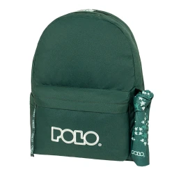 POLO ΣΑΚΙΔΙΟ ORIGINAL DOUBLE SCRAF (ΠΡΑΣΙΝΟ) 6357