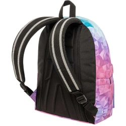 POLO ΣΧΟΛΙΚΗ ΤΣΑΝΤΑ ΠΛΑΤΗΣ ΜΟΝΗ SCARF SHAPES - CYAN & FUCHIA 8340