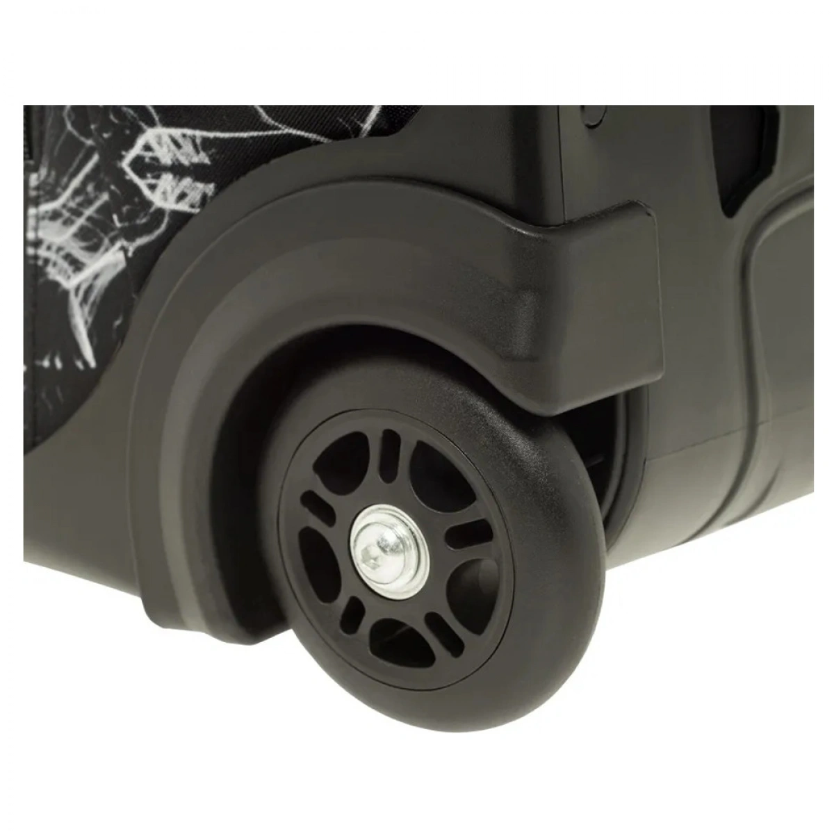 POLO ΣΧΟΛΙΚΗ ΤΣΑΝΤΑ ΠΛΑΤΗΣ ORIGINAL TROLLEY ΜΙΚΡΟ UPLOW - ΑΣΠΡΟ & ΜΑΥΡΟ 8263