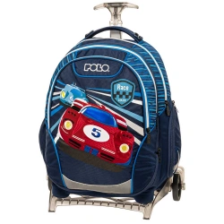 POLO ΣΧΟΛΙΚΗ ΤΣΑΝΤΑ TROLLEY REEL ΑΠΟΣΠΩΜΕΝΟ - RACE CARS 8347