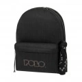 POLO POLO ΣΑΚΙΔΙΟ ORIGINAL DOUBLE SCARF (ΜΑΥΡΟ) 901235-2002
