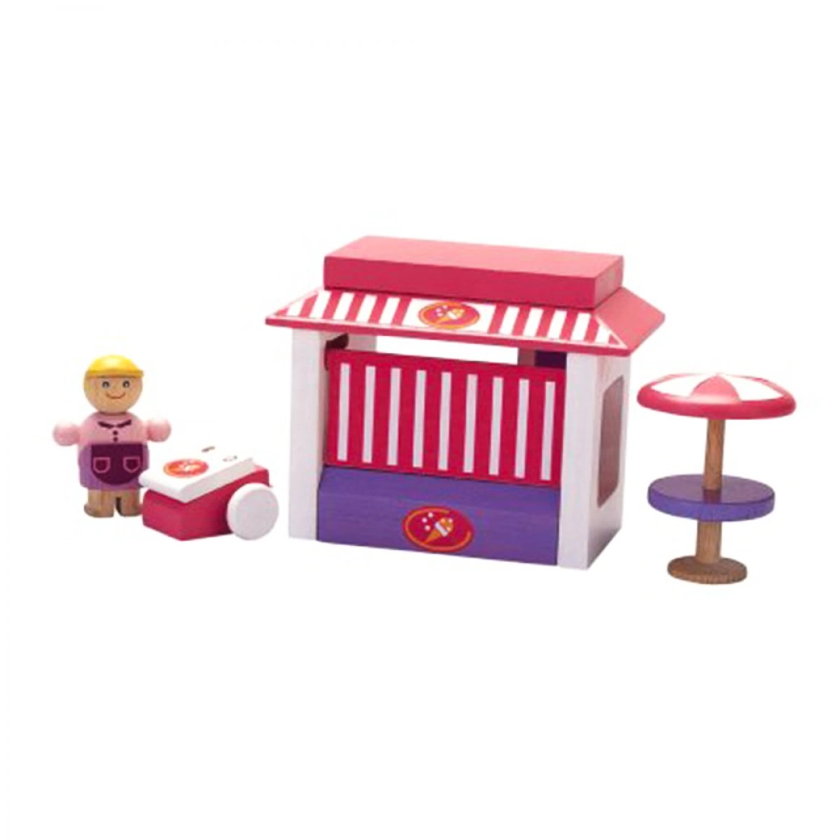 PLANTOYS WOODED ICE CREAM KIOSK 60660