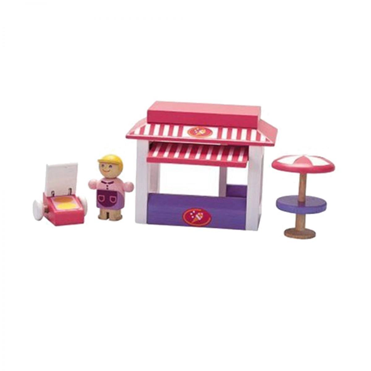 PLANTOYS WOODED ICE CREAM KIOSK 60660