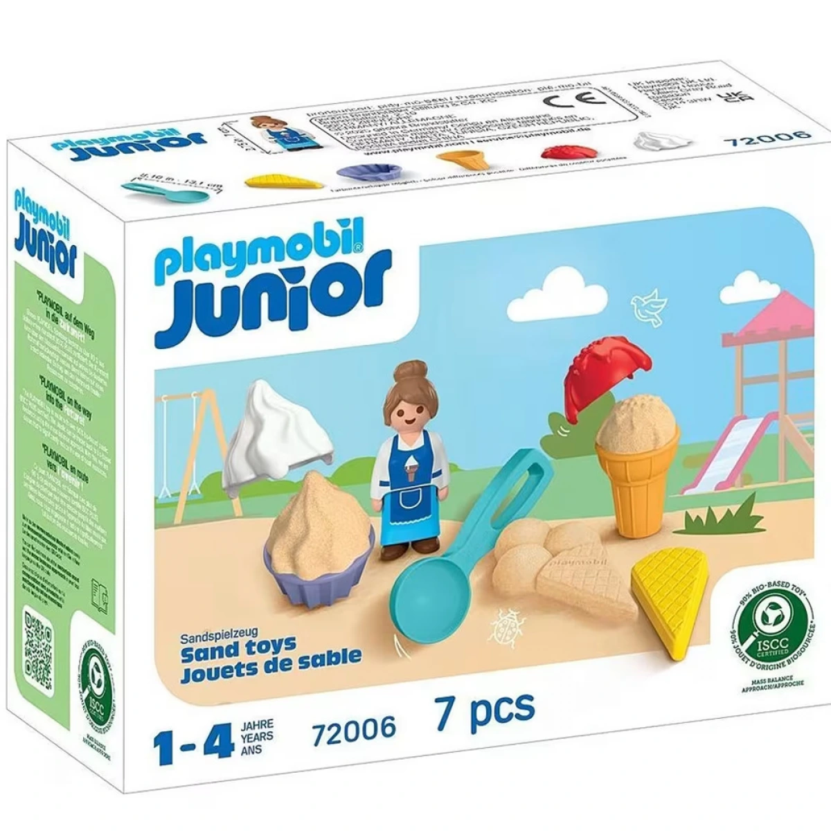 PLAYMOBIL PB JUNIOR  ΠΑΙΧΝΙΔΙΑ ΣΤΗΝ ΑΜΜΟ ΜΕ ΤΗΝ ΖΑΧΑΡΟΠΛΑΣΤΡΙΑ  72006