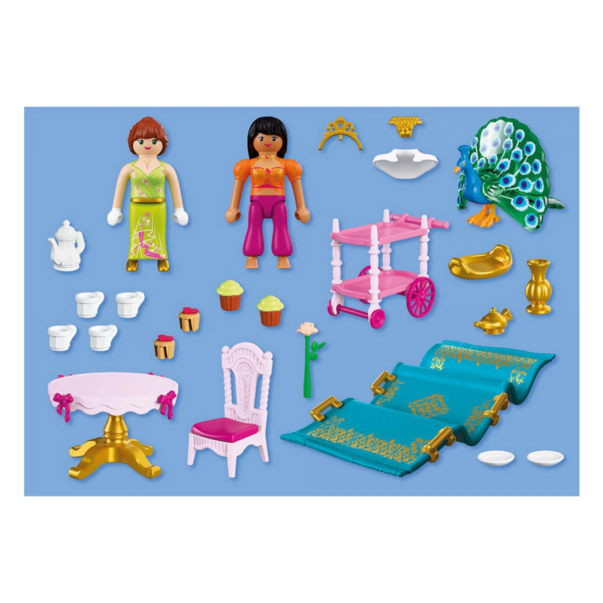 PLAYMOBIL ΒΑΣΙΛΙΚΗ ΤΡΑΠΕΖΑΡΙΑ ΚΑΙ ΠΡΙΓΚΙΠΙΣΣΑ ΜΕ ΜΑΓΙΚΟ ΧΑΛΙ 72054