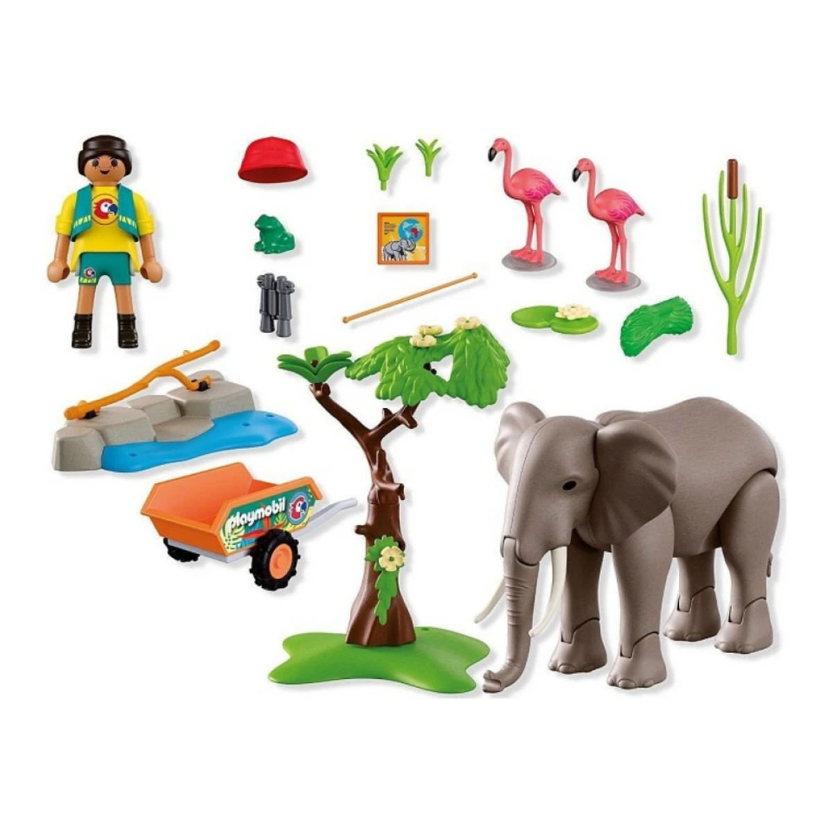 PLAYMOBIL ΦΡΟΝΤΙΣΤΗΣ ΖΩΟΛΟΓΙΚΟΥ ΠΑΡΚΟΥ ΜΕ  ΕΛΕΦΑΝΤΑ 72068