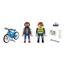 PLAYMOBIL ΑΣΤΥΝΟΜΙΚΟΣ ΚΑΙ ΚΛΕΦΤΗΣ ΠΟΔΗΛΑΤΩΝ 72076