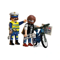 PLAYMOBIL ΑΣΤΥΝΟΜΙΚΟΣ ΚΑΙ ΚΛΕΦΤΗΣ ΠΟΔΗΛΑΤΩΝ 72076