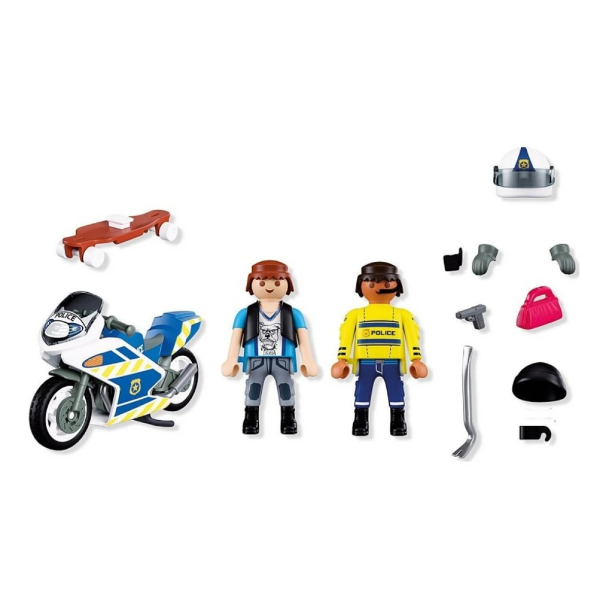 PLAYMOBIL ΑΣΤΥΝΟΜΙΚΗ ΚΑΤΑΔΙΩΞΗ ΜΕ ΜΟΤΟΣΙΚΛΕΤΑ 72079