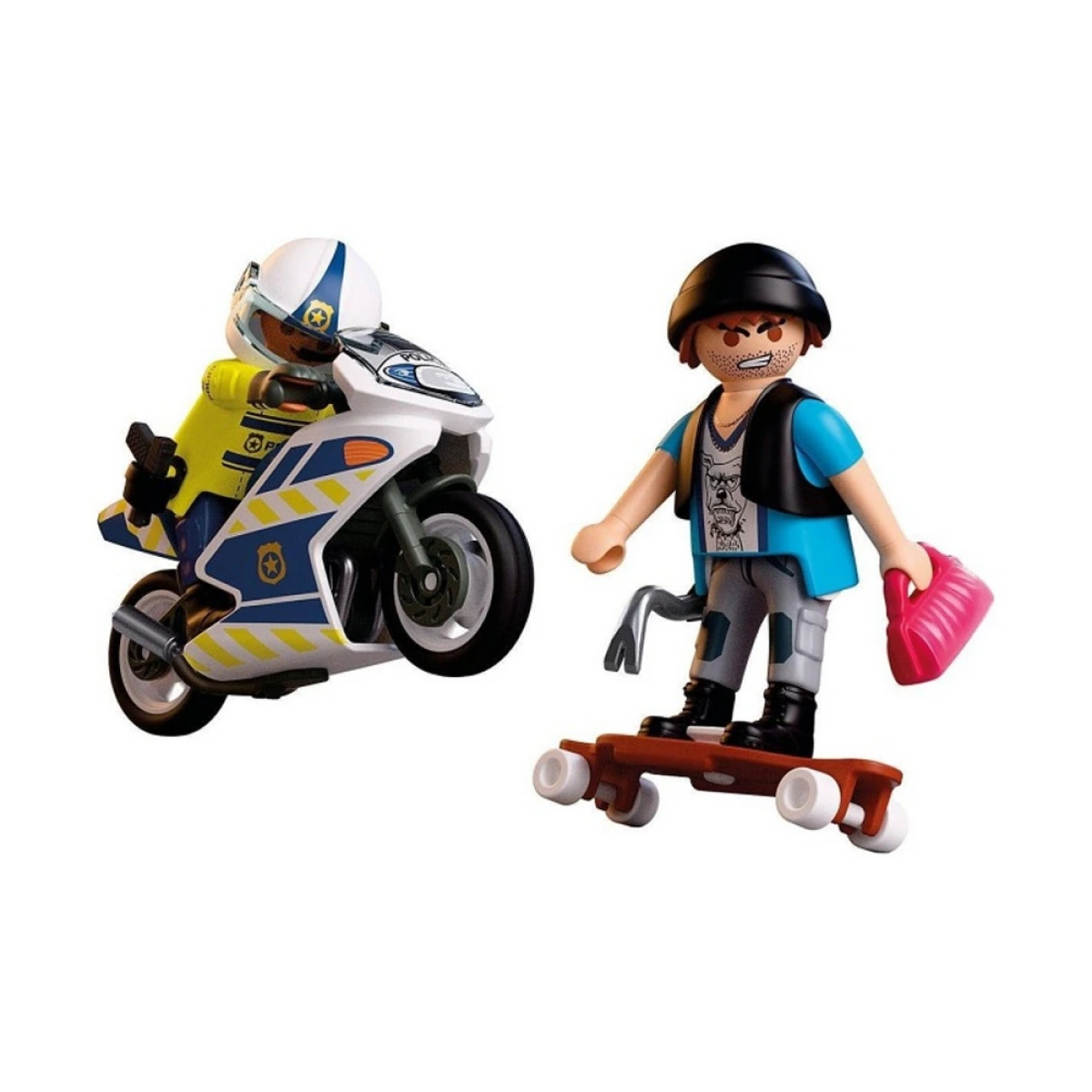 PLAYMOBIL ΑΣΤΥΝΟΜΙΚΗ ΚΑΤΑΔΙΩΞΗ ΜΕ ΜΟΤΟΣΙΚΛΕΤΑ 72079