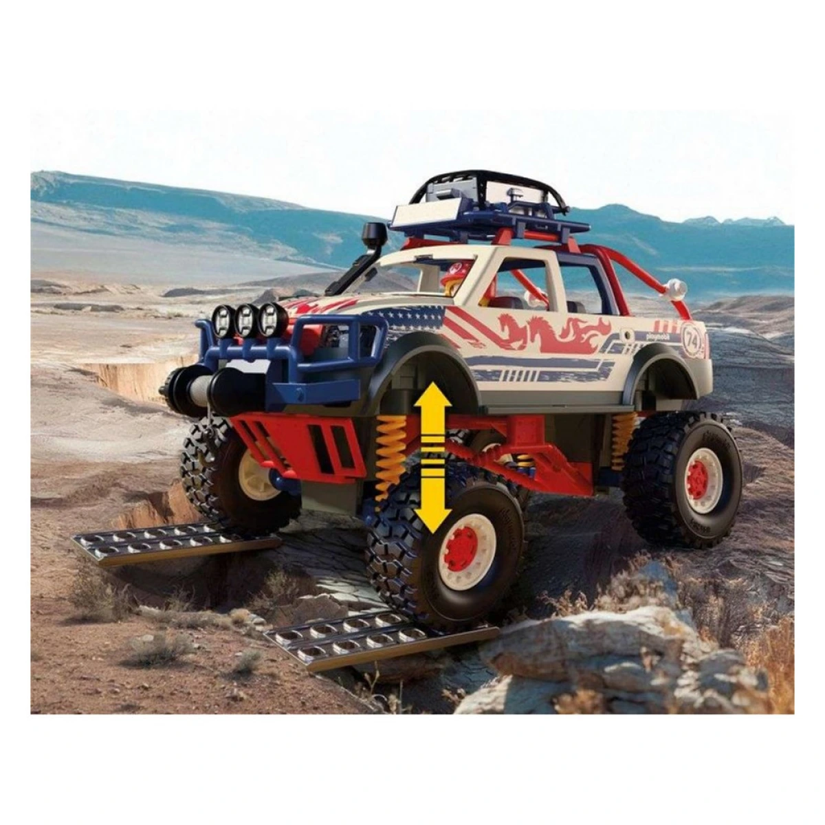 PLAYMOBIL ΦΟΡΤΗΓΟ 4Χ4 ΠΑΝΤΟΣ ΕΔΑΦΟΥΣ 72061