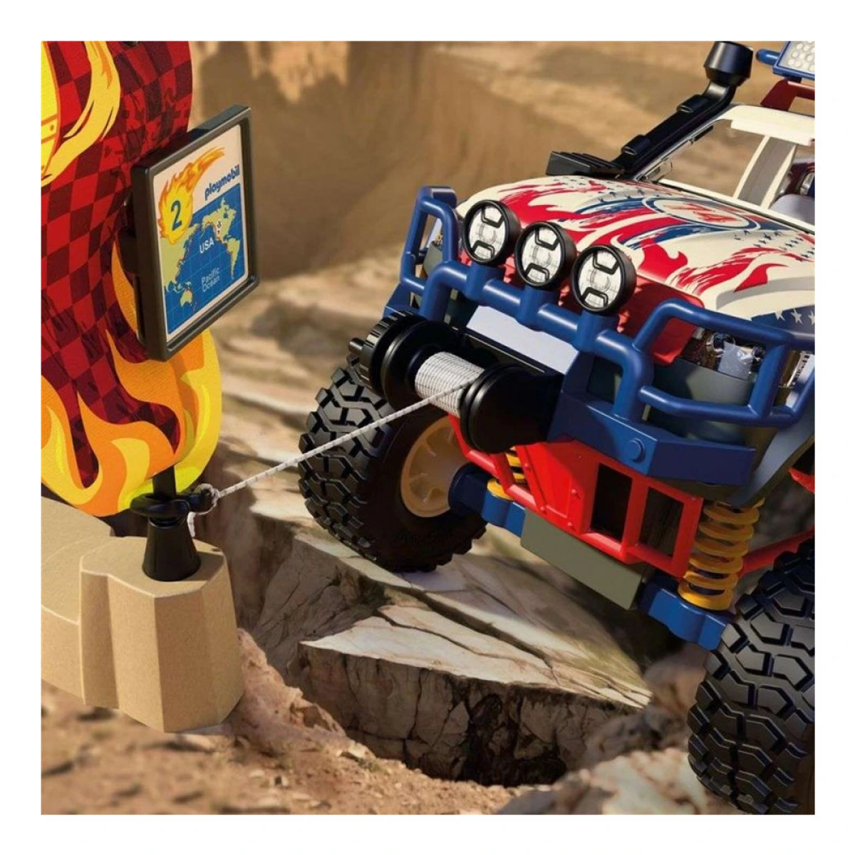 PLAYMOBIL ΦΟΡΤΗΓΟ 4Χ4 ΠΑΝΤΟΣ ΕΔΑΦΟΥΣ 72061