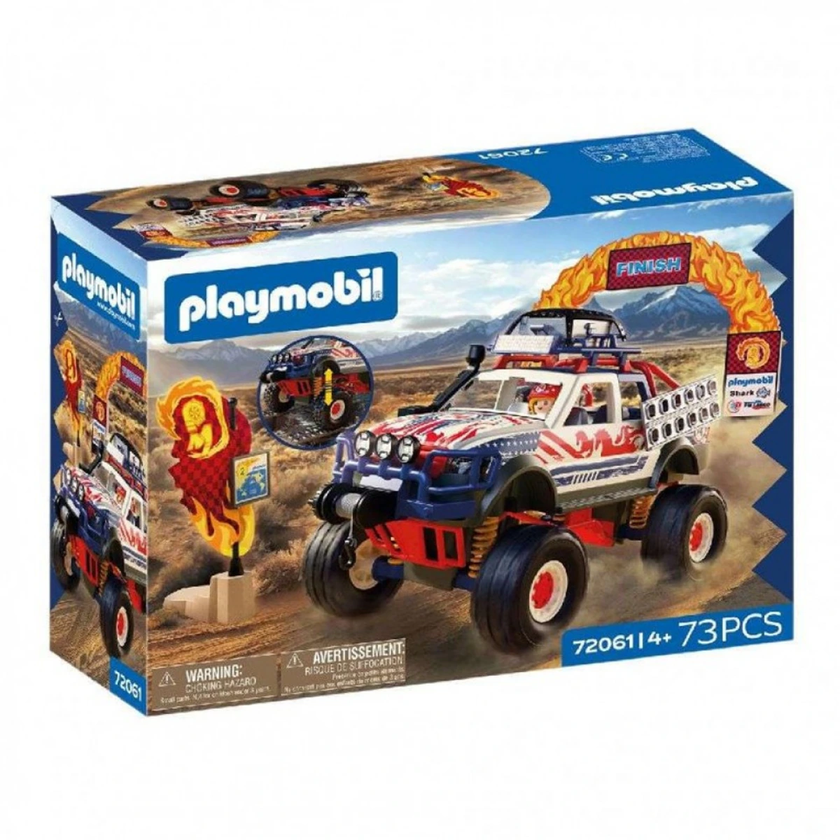 PLAYMOBIL ΦΟΡΤΗΓΟ 4Χ4 ΠΑΝΤΟΣ ΕΔΑΦΟΥΣ 72061