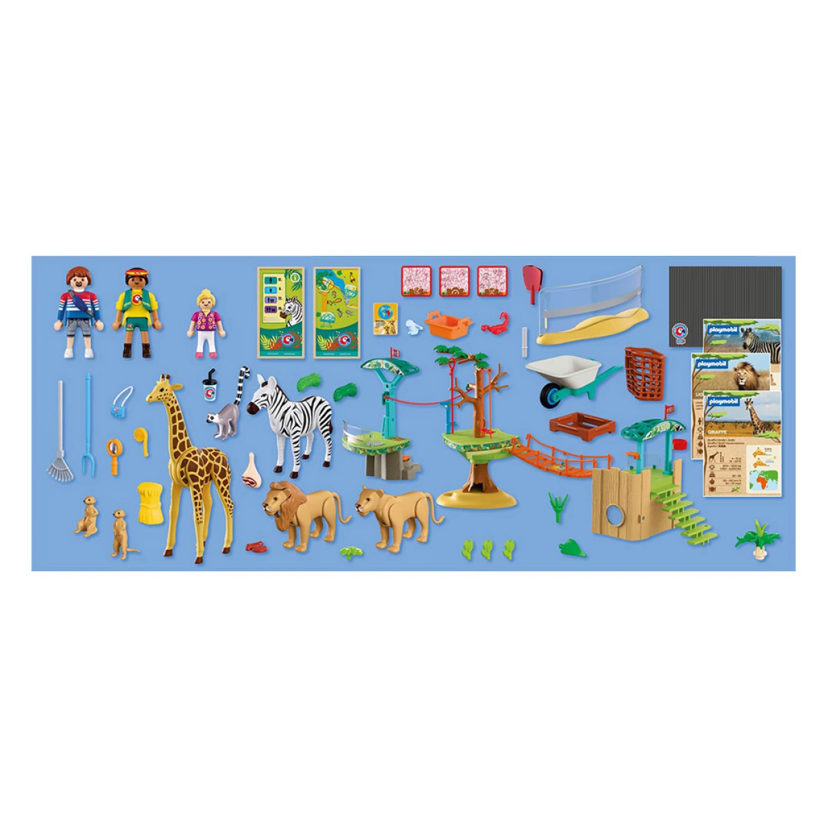 PLAYMOBIL ΖΩΟΛΟΓΙΚΟ ΠΑΡΚΟ ΜΕ ΔΡΑΣΤΗΡΙΟΤΗΤΕΣ 72070