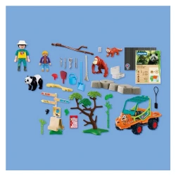 PLAYMOBIL ΦΡΟΝΤΙΣΤΗΣ ΖΩΩΝ ΠΑΡΚΟΥ ΜΕ ΟΧΗΜΑ 72072