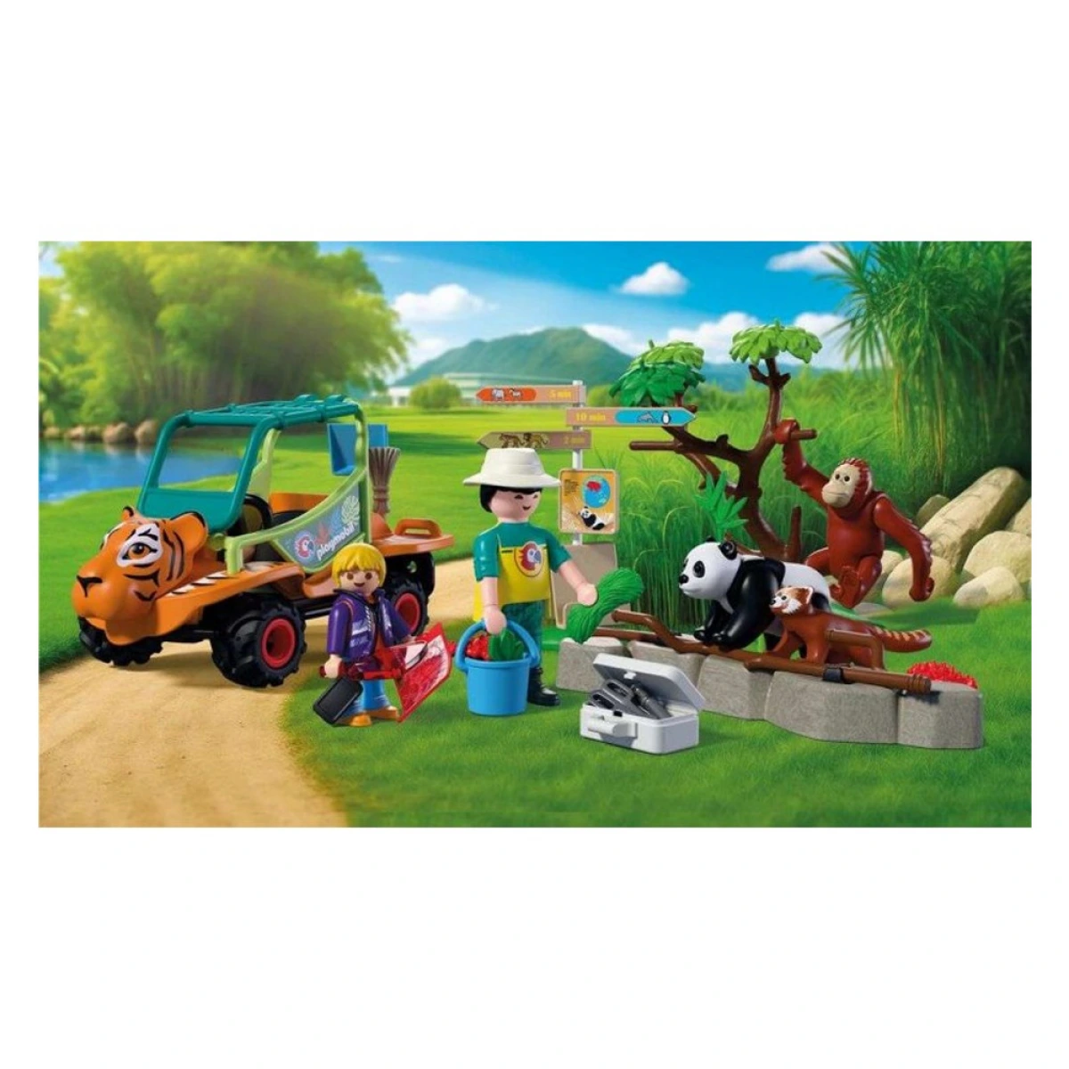 PLAYMOBIL ΦΡΟΝΤΙΣΤΗΣ ΖΩΩΝ ΠΑΡΚΟΥ ΜΕ ΟΧΗΜΑ 72072