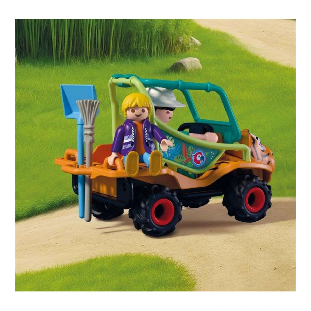 PLAYMOBIL ΦΡΟΝΤΙΣΤΗΣ ΖΩΩΝ ΠΑΡΚΟΥ ΜΕ ΟΧΗΜΑ 72072
