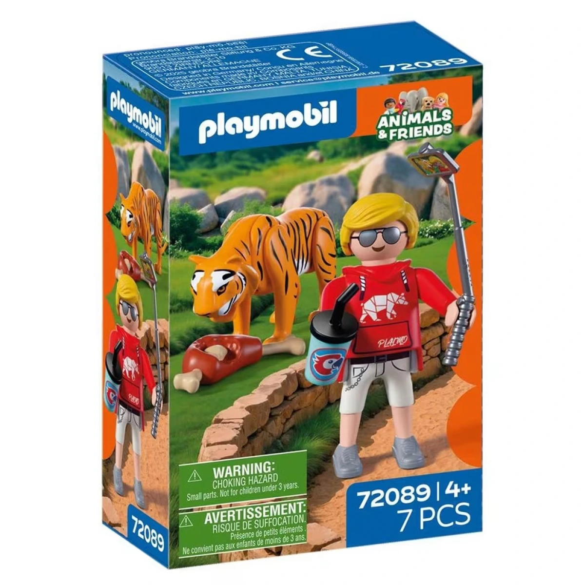 PLAYMOBIL PB ΤΙΓΡΗΣ ΚΑΙ ΕΠΙΣΚΕΠΤΗΣ ΠΑΡΚΟΥ  72089