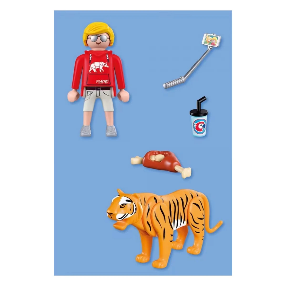 PLAYMOBIL PB ΤΙΓΡΗΣ ΚΑΙ ΕΠΙΣΚΕΠΤΗΣ ΠΑΡΚΟΥ  72089
