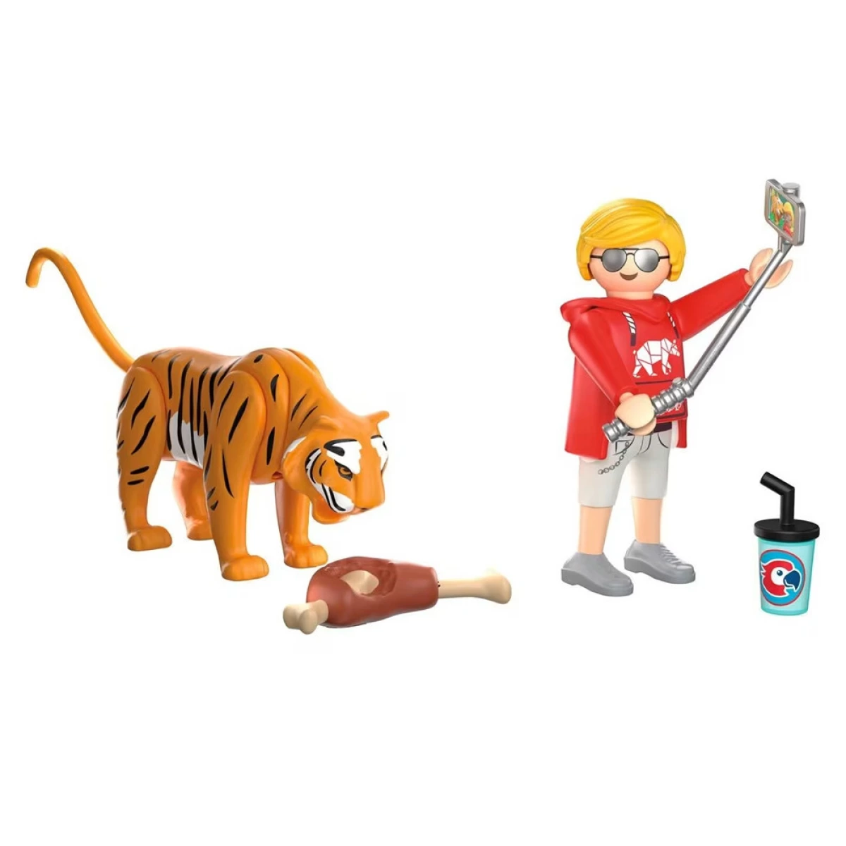 PLAYMOBIL PB ΤΙΓΡΗΣ ΚΑΙ ΕΠΙΣΚΕΠΤΗΣ ΠΑΡΚΟΥ  72089