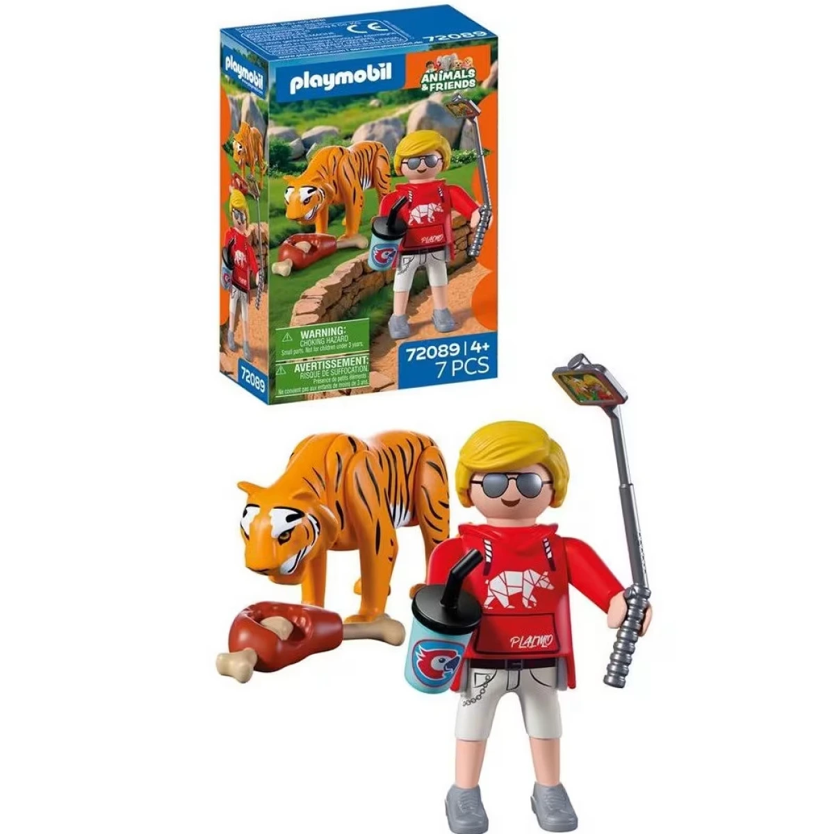 PLAYMOBIL PB ΤΙΓΡΗΣ ΚΑΙ ΕΠΙΣΚΕΠΤΗΣ ΠΑΡΚΟΥ  72089
