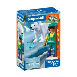 PLAYMOBIL PB ΠΟΛΙΚΗ ΑΡΚΟΥΔΑ ΚΑΙ ΦΡΟΝΤΙΣΤΗΣ  72090