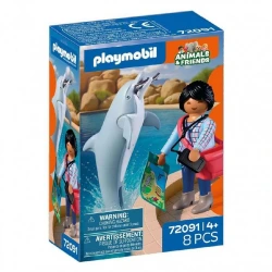 PLAYMOBIL PB ΔΕΛΦΙΝΙ ΚΑΙ ΕΠΙΣΚΕΠΤΗΣ ΠΑΡΚΟΥ  72091