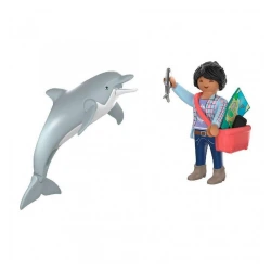 PLAYMOBIL PB ΔΕΛΦΙΝΙ ΚΑΙ ΕΠΙΣΚΕΠΤΗΣ ΠΑΡΚΟΥ  72091