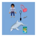 PLAYMOBIL PB ΔΕΛΦΙΝΙ ΚΑΙ ΕΠΙΣΚΕΠΤΗΣ ΠΑΡΚΟΥ  72091